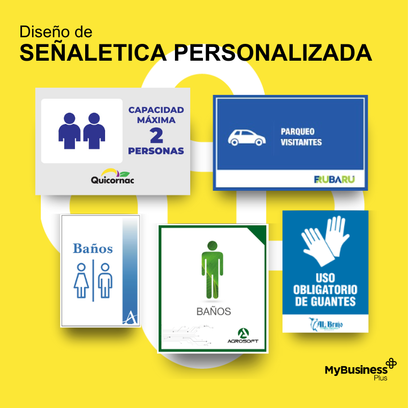 Diseño de 20 señales Corporativas Personalizadas