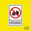 Señal Prohibido El Ingreso De Alimentos Y Bebidas Ajeno A Este Establecimiento