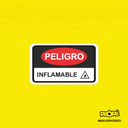 Señal  Peligro Inflamable 