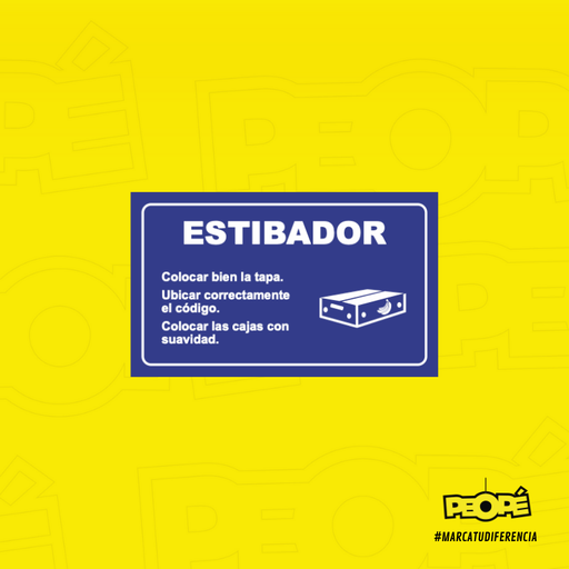 Señal  Estibador 